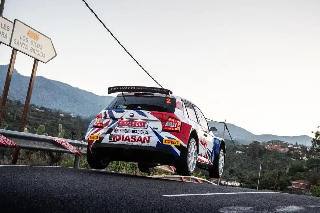 El Campeonato bp de Rallyes de Asfalto de Las Palmas, con 132 equipos en el ‘Villa de Teror’