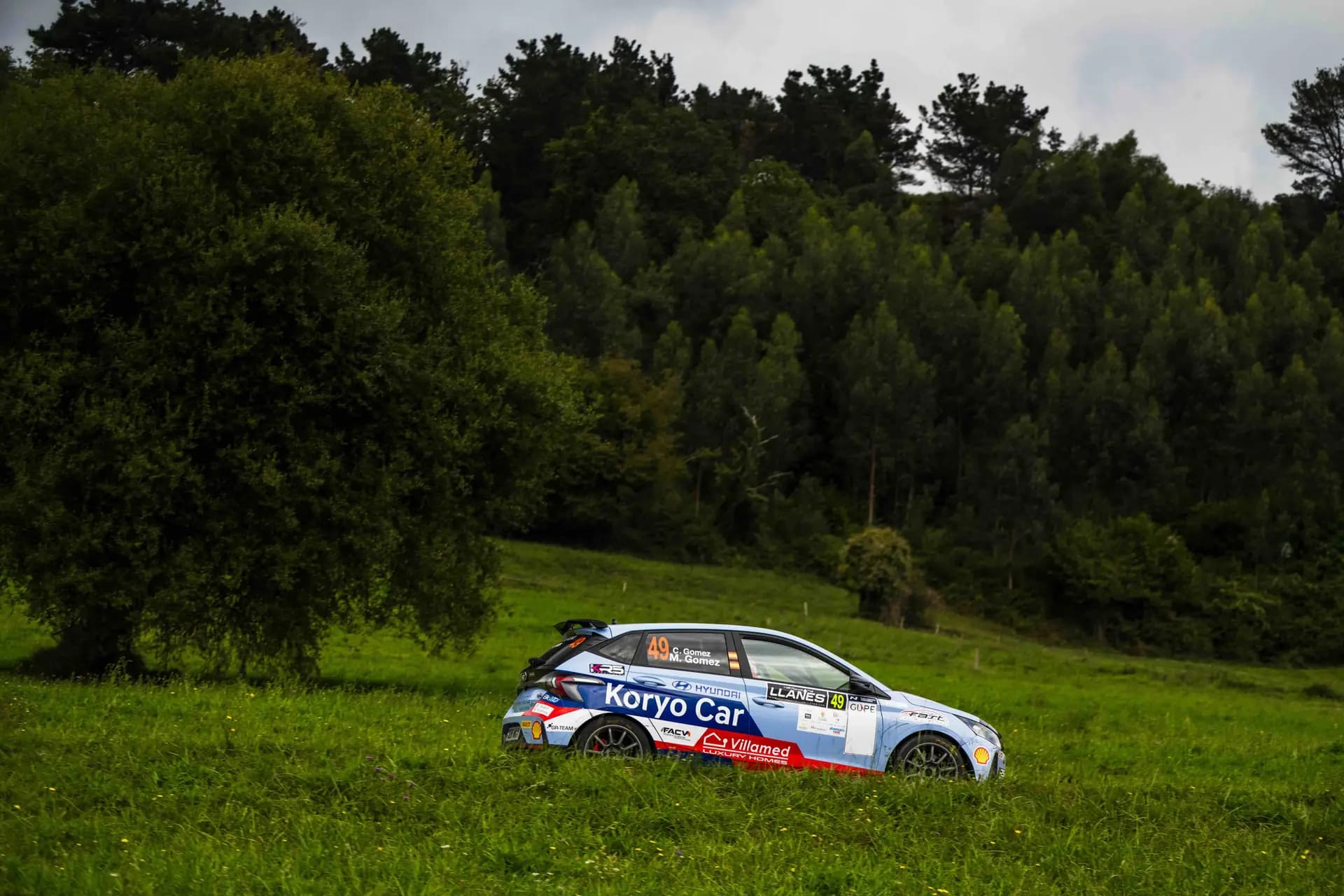 Carlos Gómez continúa en las primeras posiciones de la Copa Hyundai i20N Rallye