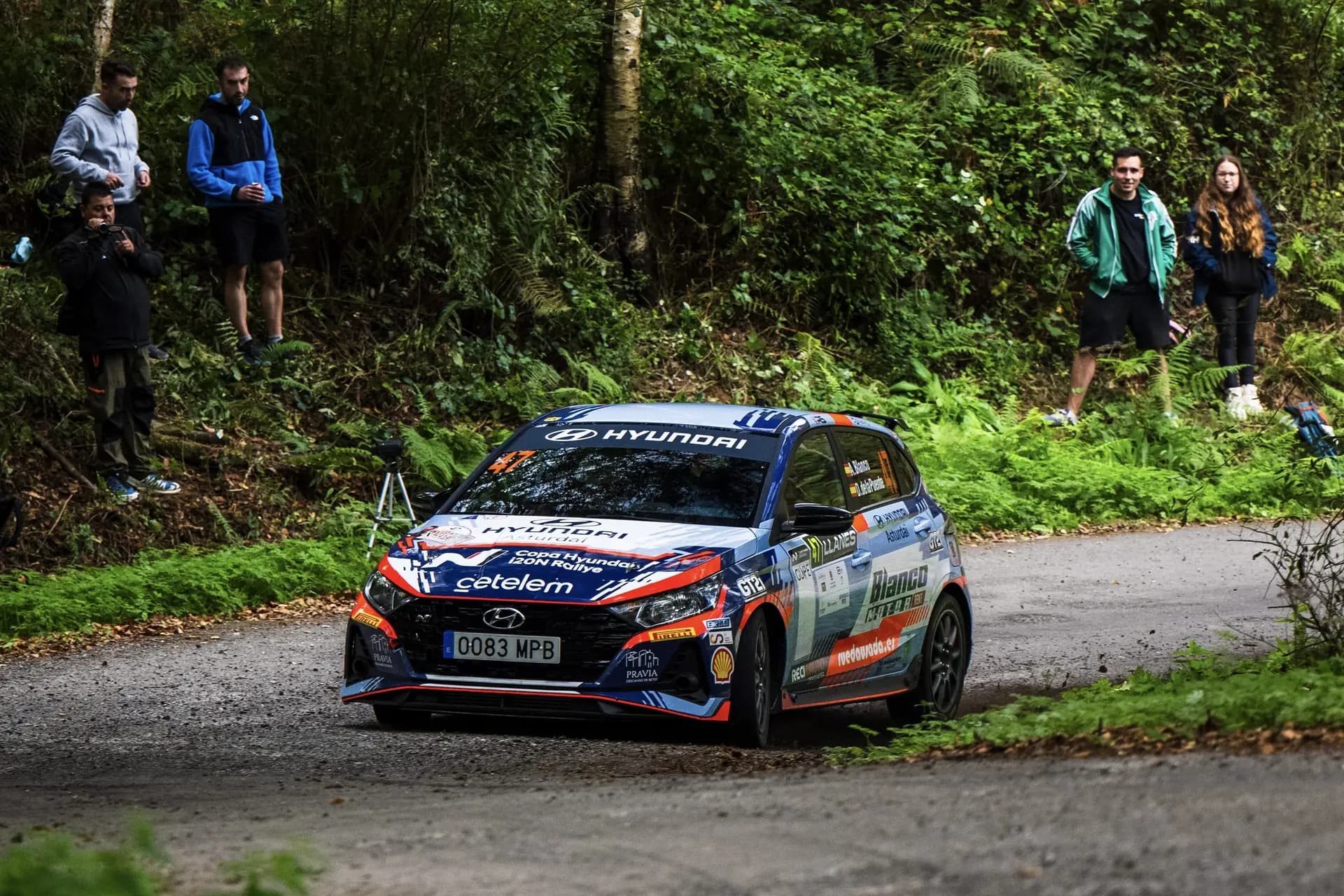 Adrián Blanco, muy cerca de volver a ganar el Rallye Villa de Llanes