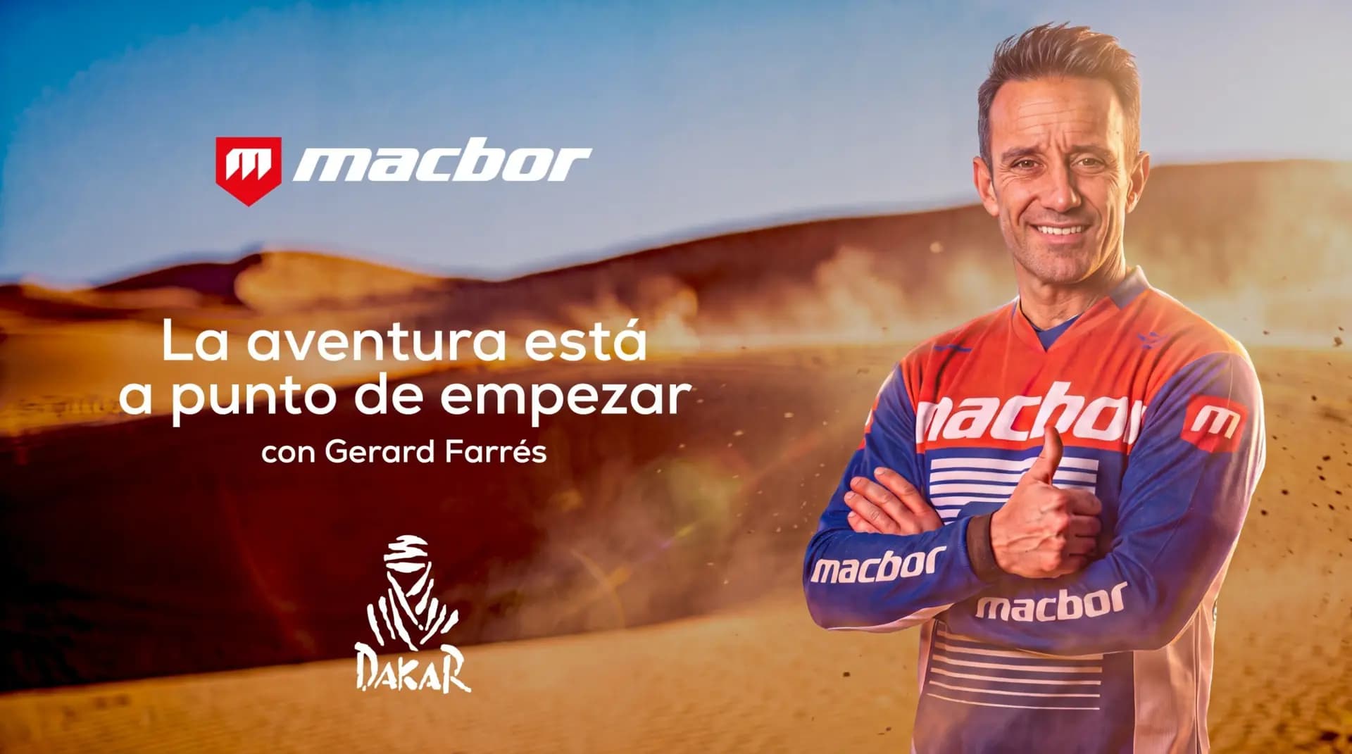 MACBOR DEBUTARÁ COMO EQUIPO EN EL RALLY DAKAR 2027 JUNTO A GERARD FARRÉS